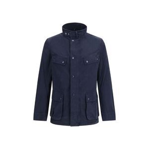 Barbour International Blue Cotton Full-Length Men's Jacket